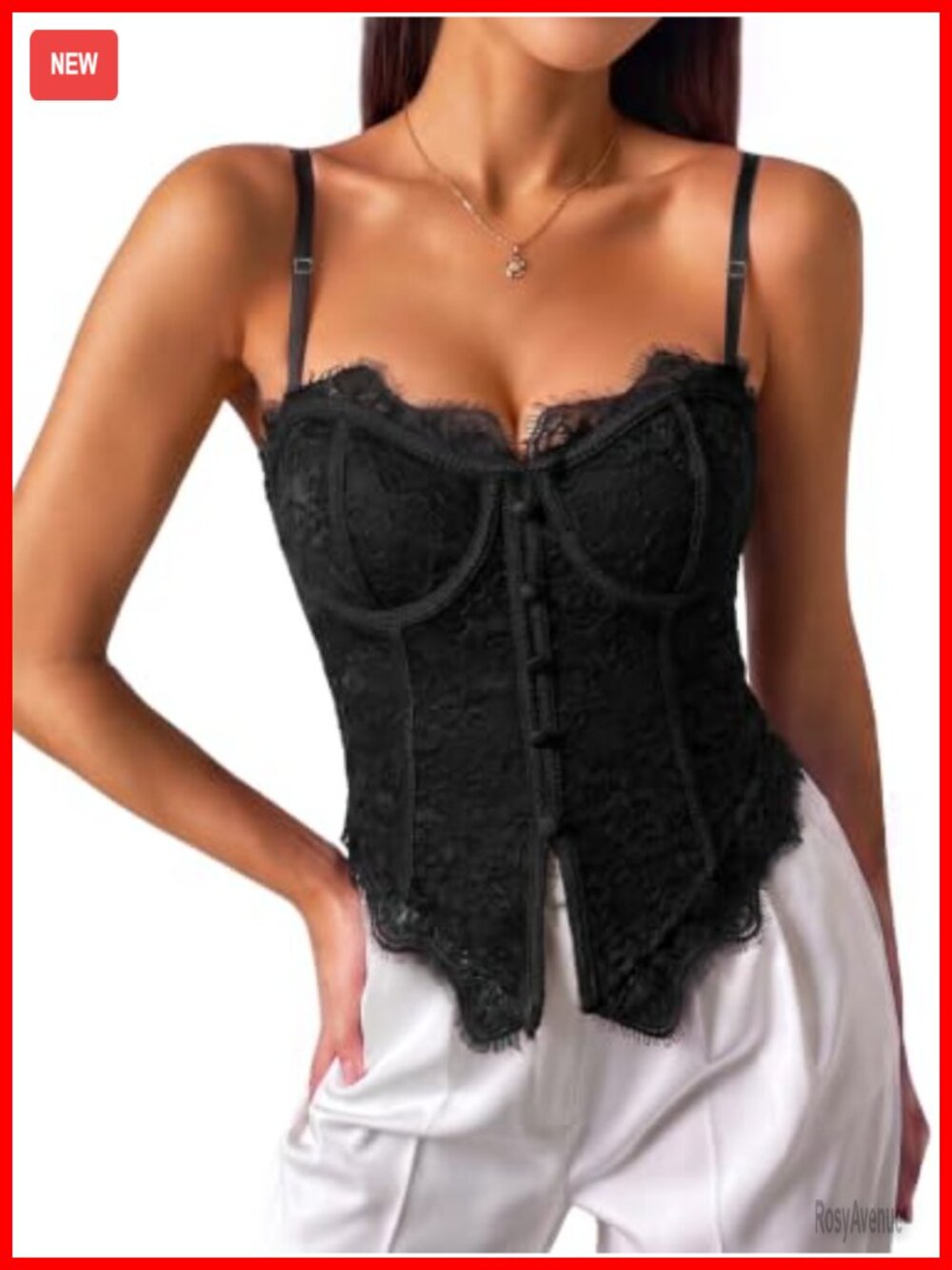 Lace Mesh Corset Top Underwire Bustier V-Neck Party Y2K